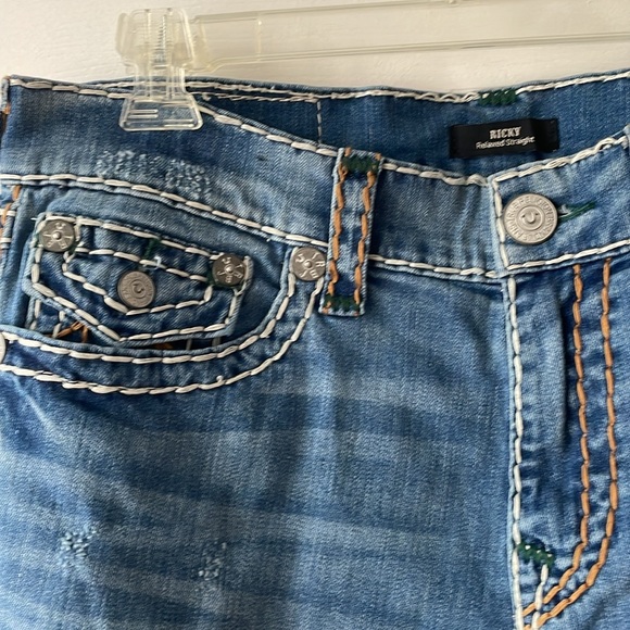 NWT True Religion Ricky Relaxed Straight - Picture 5 of 12